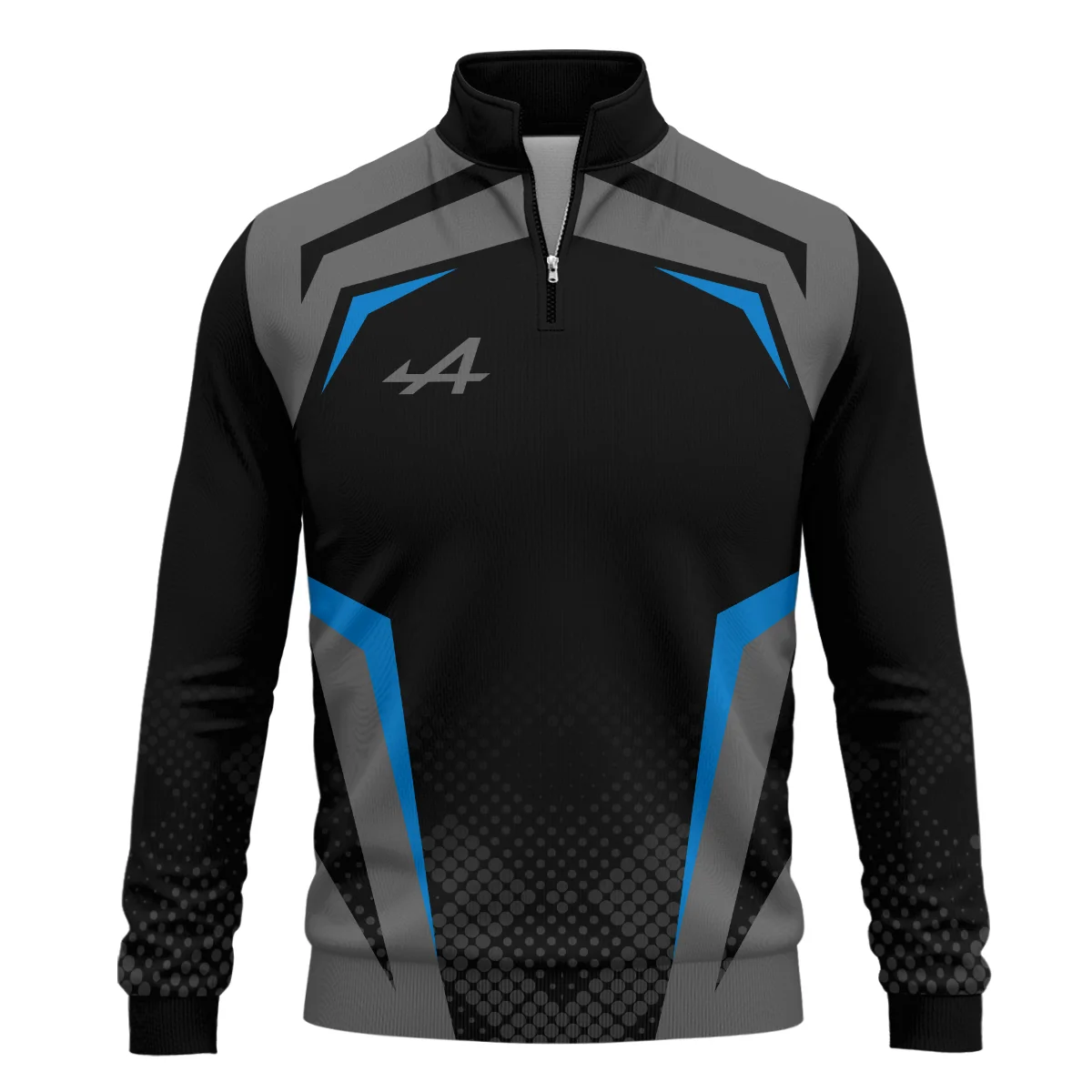 Alpine F1 Teamwear Quarter Zip Sweatshirt BLVA5326A3ALPQZS - Image 2