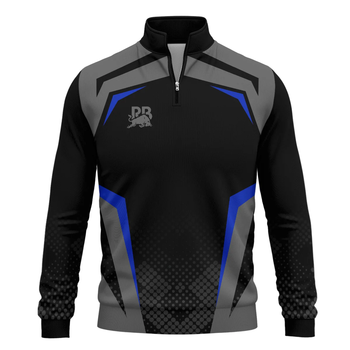 Racing Bulls F1 Teamwear Quarter Zip Sweatshirt BLVA5326A3RCBQZS - Image 2