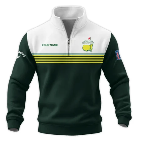 Callaway Masters Tournament Quarter Zip Sweatshirt All Over Prints QTMT030225A1CLW-QTZ