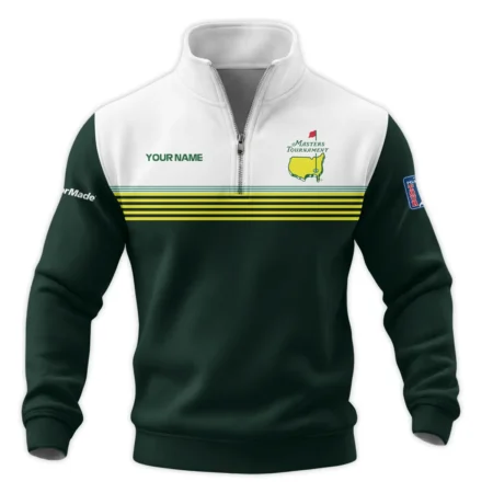 TaylorMade Masters Tournament Quarter Zip Sweatshirt All Over Prints QTMT030225A1TM-QTZ