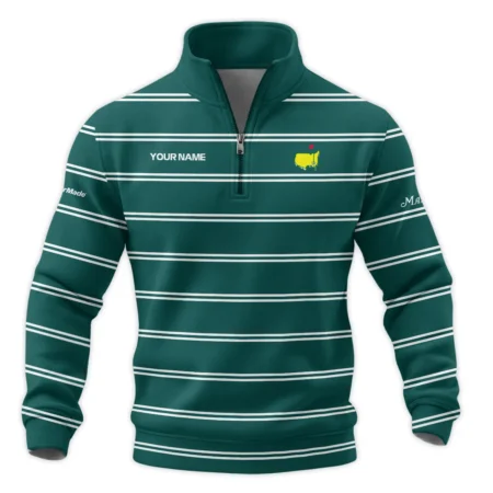 TaylorMade Masters Tournament Quarter Zip Sweatshirt All Over Prints QTMT030225A2TM-QTZ