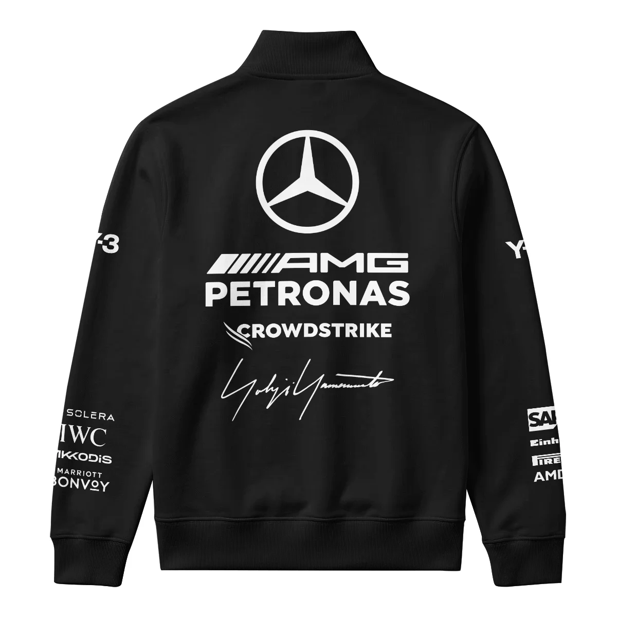 2026 Y-3 x Mercedes F1 Teamwear - Quarter Zip Sweatshirt BLMER18326A3QZS - Image 3