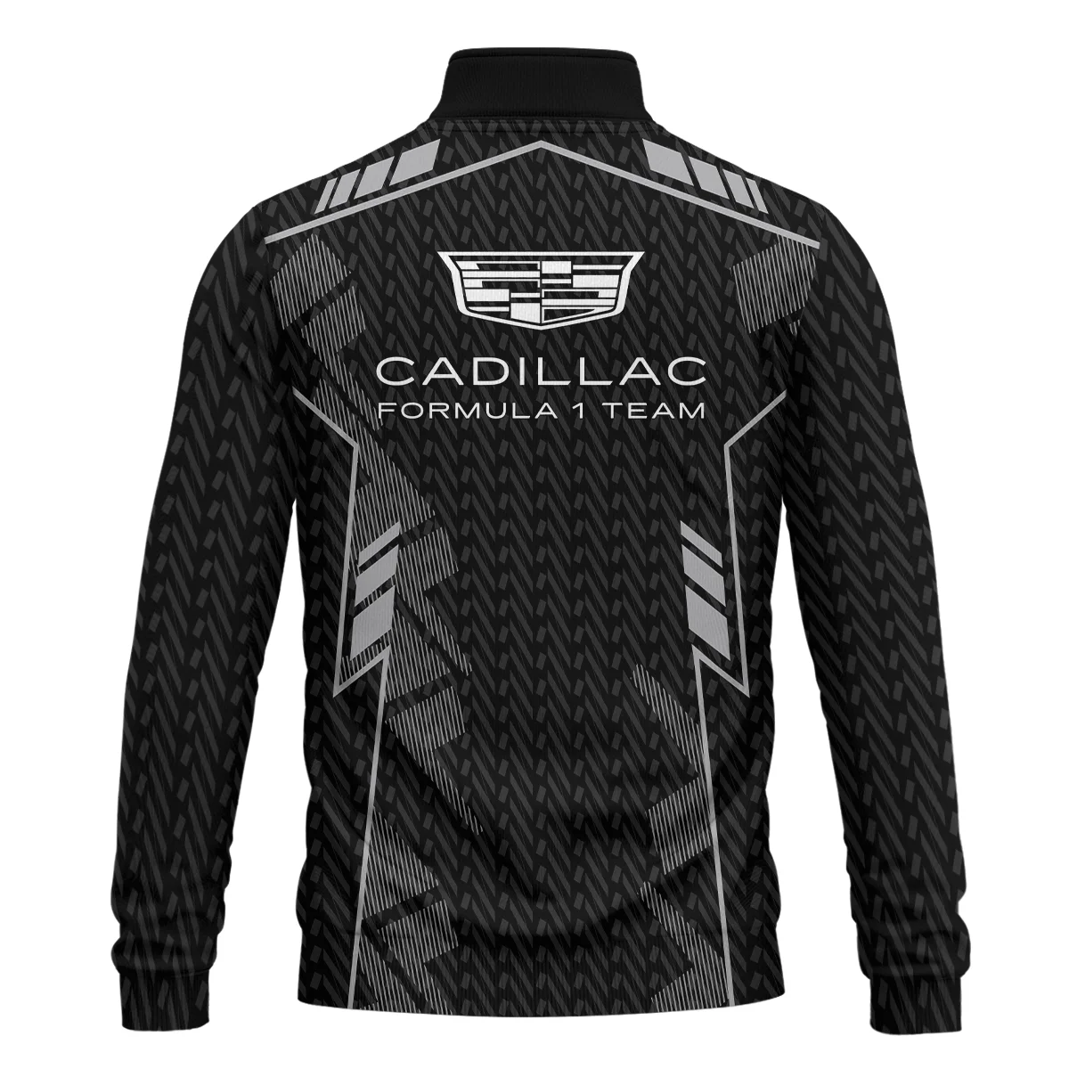 Cadillac F1 Teamwear Quarter Zip Sweatshirt BLVA5326A1CDLQZS - Formula Racing Apparel - Image 3