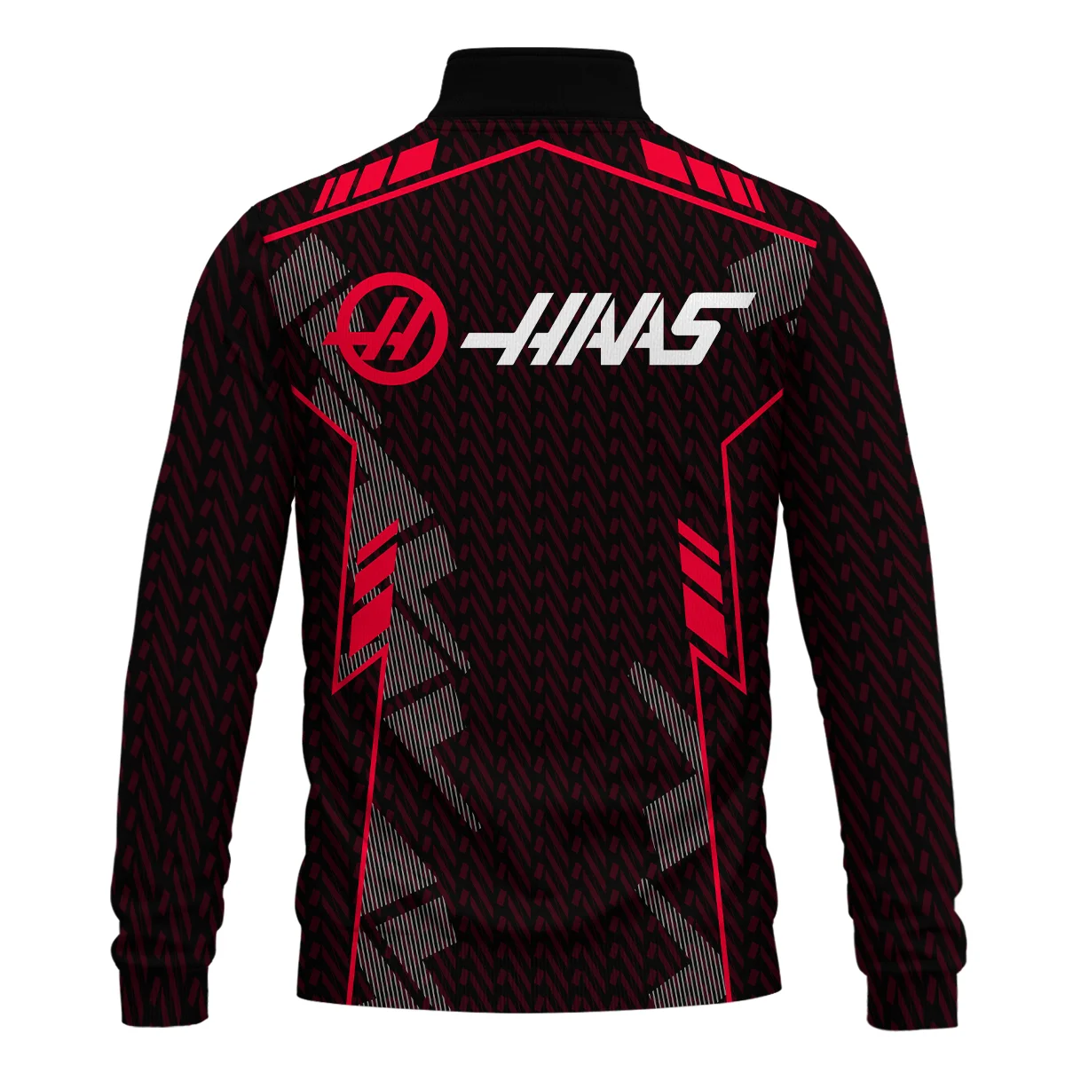 Haas F1 Teamwear Quarter Zip Sweatshirt BLVA5326A1HAASQZS - Image 3