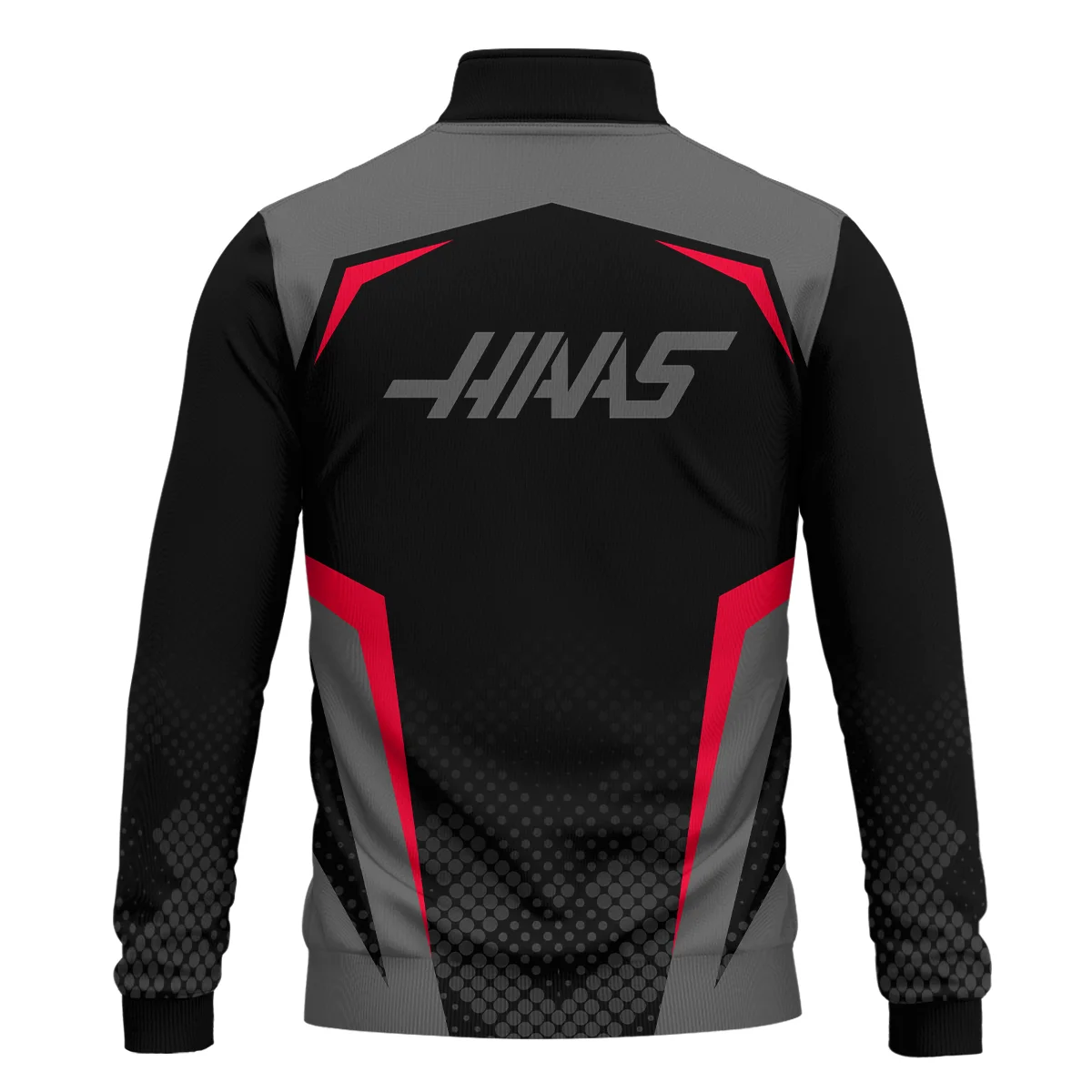 Haas F1 Teamwear Quarter Zip Sweatshirt BLVA5326A3HAASQZS - Image 3
