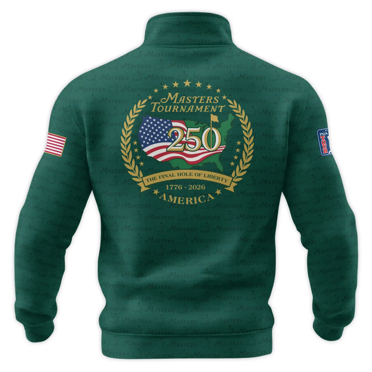Masters Tournament America 250 Anniversary Quarter Zip Sweatshirt QTMT040325A1NBB-QTZ - Image 2