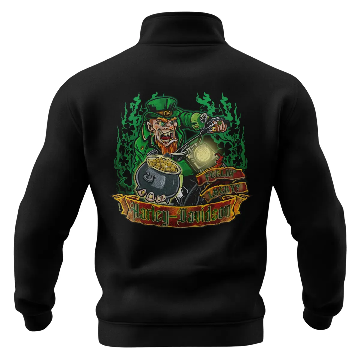 Harley-Davidson Motorcycle Fortune Hunter Quarter Zip Sweatshirt All Over Prints Gift Fan Love QTVAHL250226A14-QTZ - Image 2