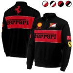 Scuderia Ferrari Racing F1 Quarter-Zip Sweatshirt All Over Prints BLF1R25325AQTZ - F1 Fan Gear