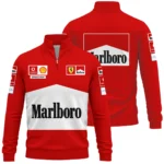 Scuderia Ferrari Racing F1 Quarter-Zip Sweatshirt All Over Prints BLF1R26325AQTZ - Trackside Outfit