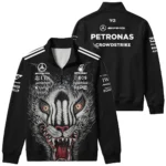 2026 Japan GP Y-3 x Mercedes F1 - Quarter Zip Sweatshirt BLMER18326A1QZS