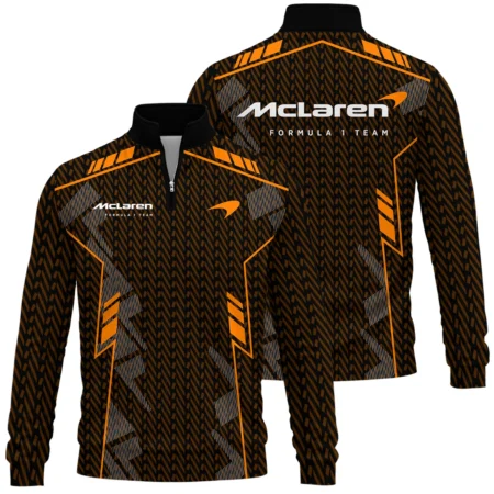 McLaren F1 Teamwear Quarter Zip Sweatshirt BLVA5326A1MCLQZS