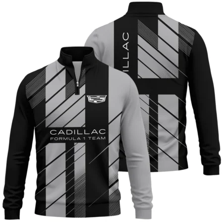 Cadillac F1 Teamwear Quarter Zip Sweatshirt BLVA5326A2CADQZS
