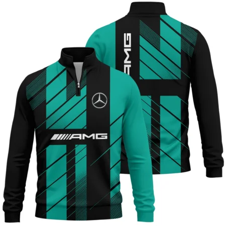 Mercedes F1 Teamwear Quarter Zip Sweatshirt BLVA5326A2MERQZS