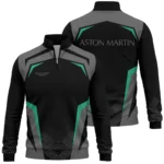 Aston Martin F1 Teamwear Quarter Zip Sweatshirt BLVA5326A3AMQZS