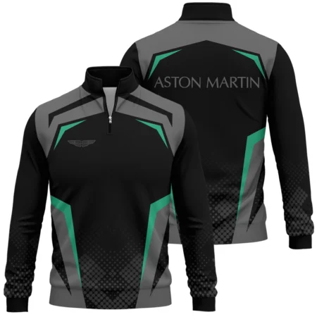 Aston Martin F1 Teamwear Quarter Zip Sweatshirt BLVA5326A3AMQZS