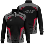 Haas F1 Teamwear Quarter Zip Sweatshirt BLVA5326A3HAASQZS