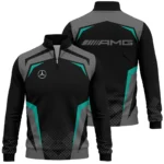 Mercedes F1 Teamwear Quarter Zip Sweatshirt BLVA5326A3MERQZS