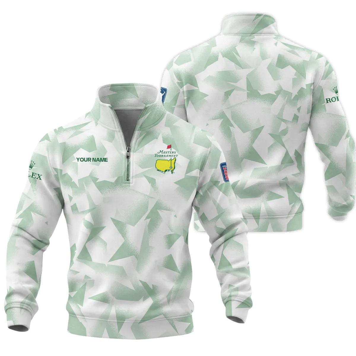 Rolex Masters Tournament Quarter Zip Sweatshirt All Over Prints QTMT030225A3ROX-QTZ - Image 3