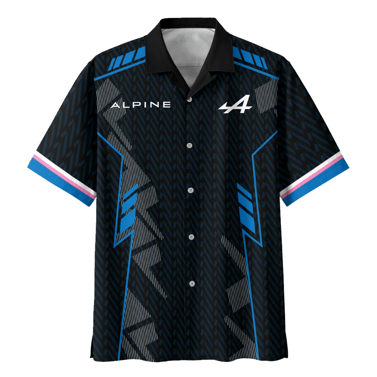 Alpine F1 Teamwear Hawaiian Shirt BLVA5326A1ALPHW - Image 2