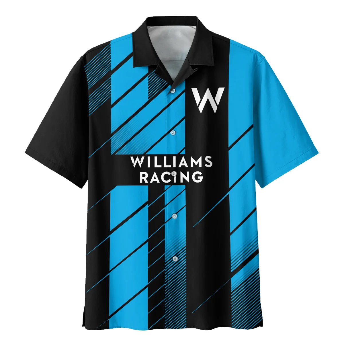 Williams F1 Teamwear Hawaiian Shirt BLVA5326A2WILHW - Image 2