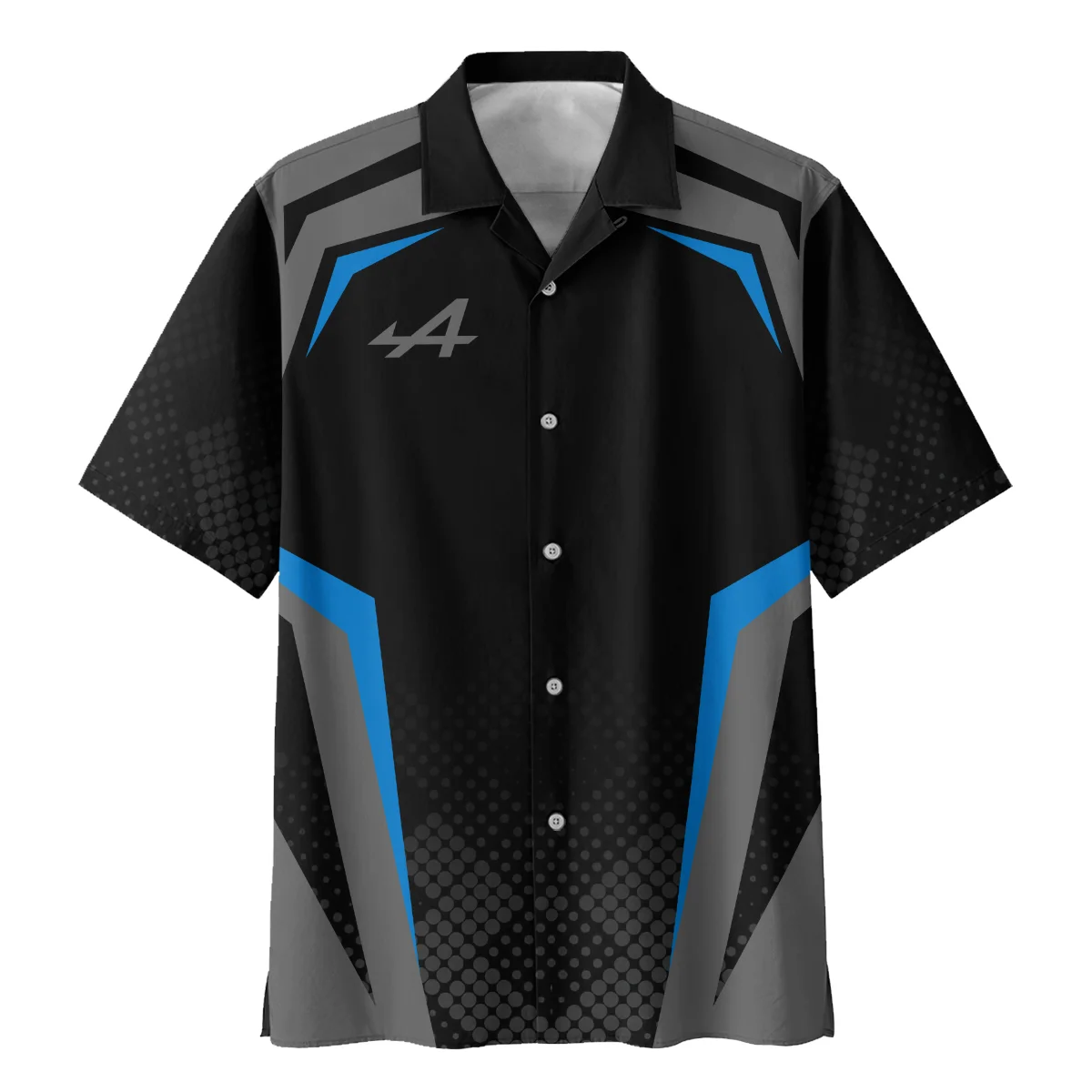 Alpine F1 Teamwear Hawaiian Shirt BLVA5326A3ALPHW - Image 2