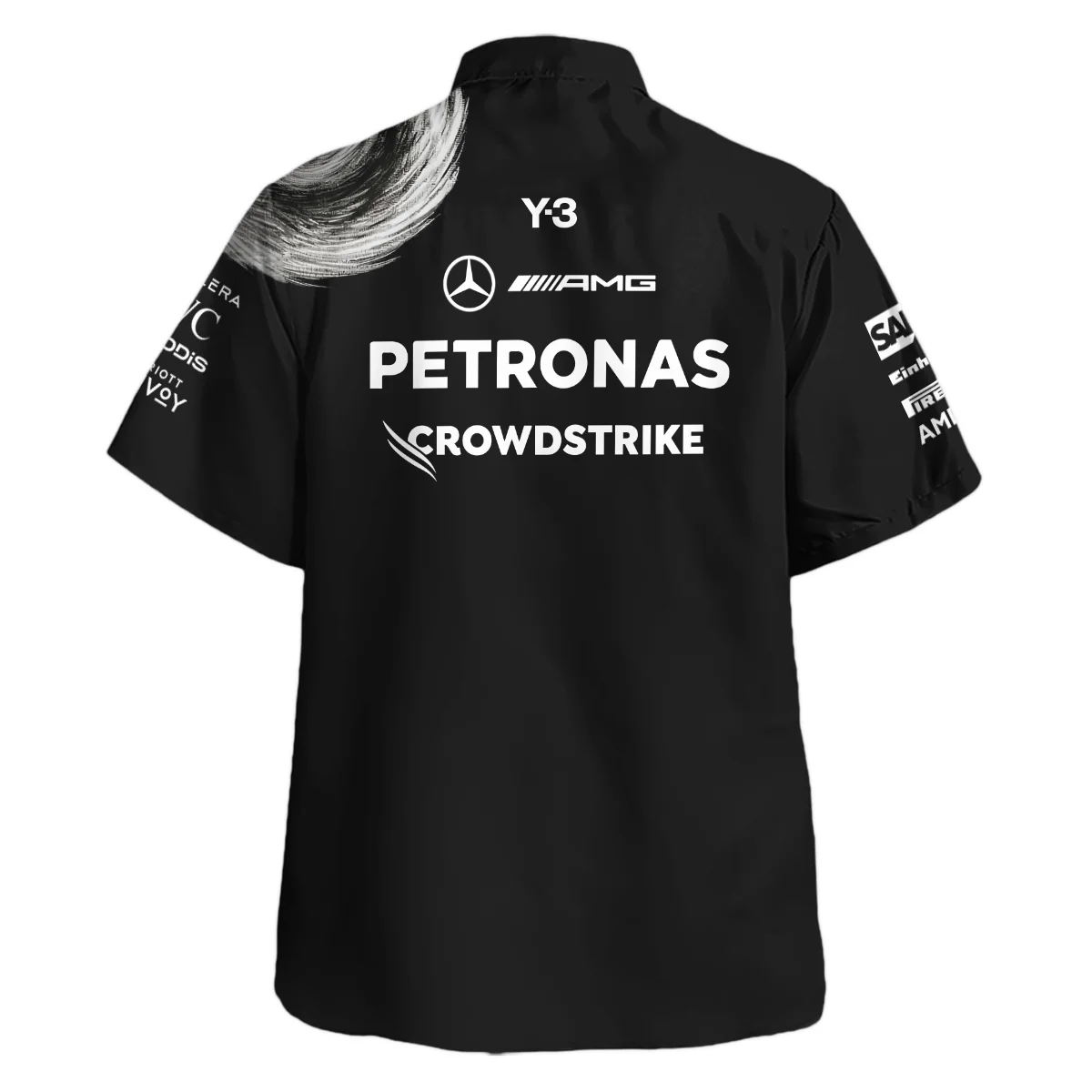 2026 Mercedes x Y-3 Japan GP F1 - Hawaiian Shirt BLMER18326A2HW - Image 3