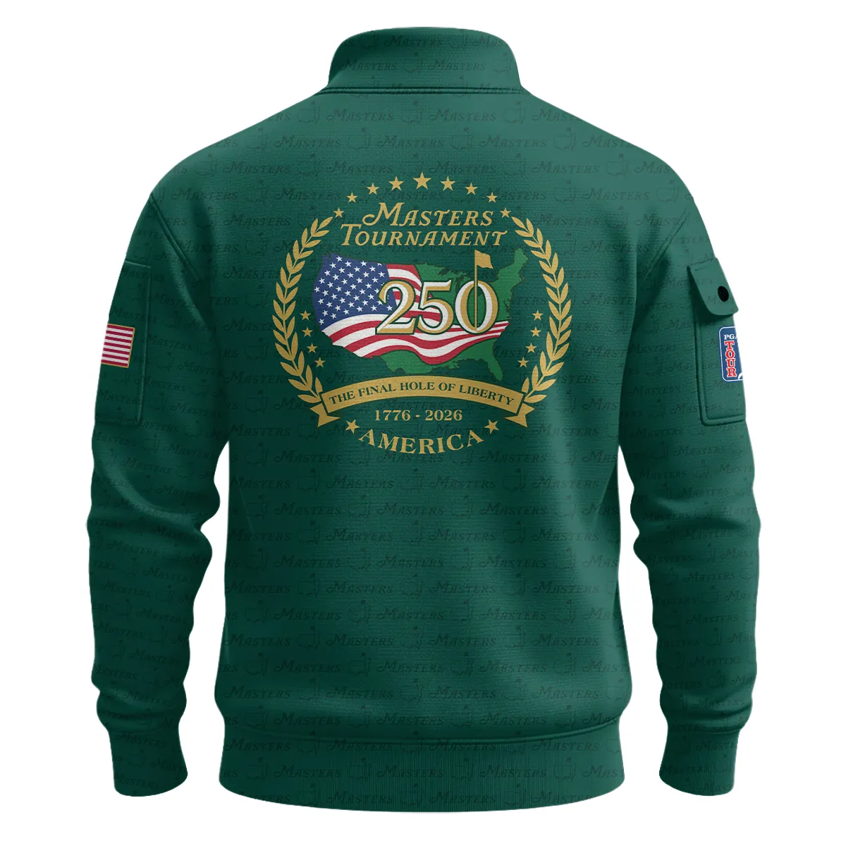 Masters Tournament America 250 Anniversary Sweatshirt Zipper QTMT040325A1NBB-SHZ - Image 2