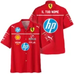 Scuderia Ferrari Racing F1 Hawaiian Shirt All Over Prints BLF1R23325AHW - Formula Racing Apparel