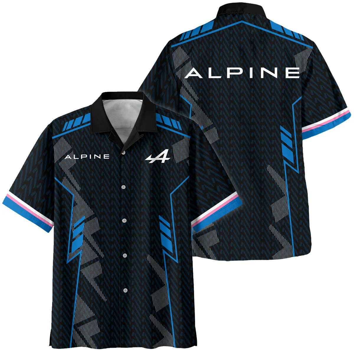 Alpine F1 Teamwear Hawaiian Shirt BLVA5326A1ALPHW