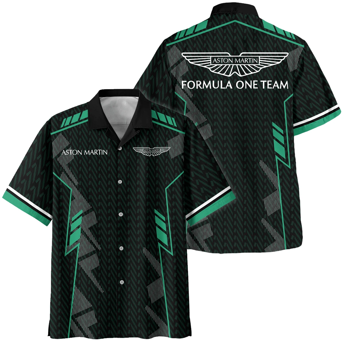 Aston Martin F1 Teamwear Hawaiian Shirt BLVA5326A1AMHW