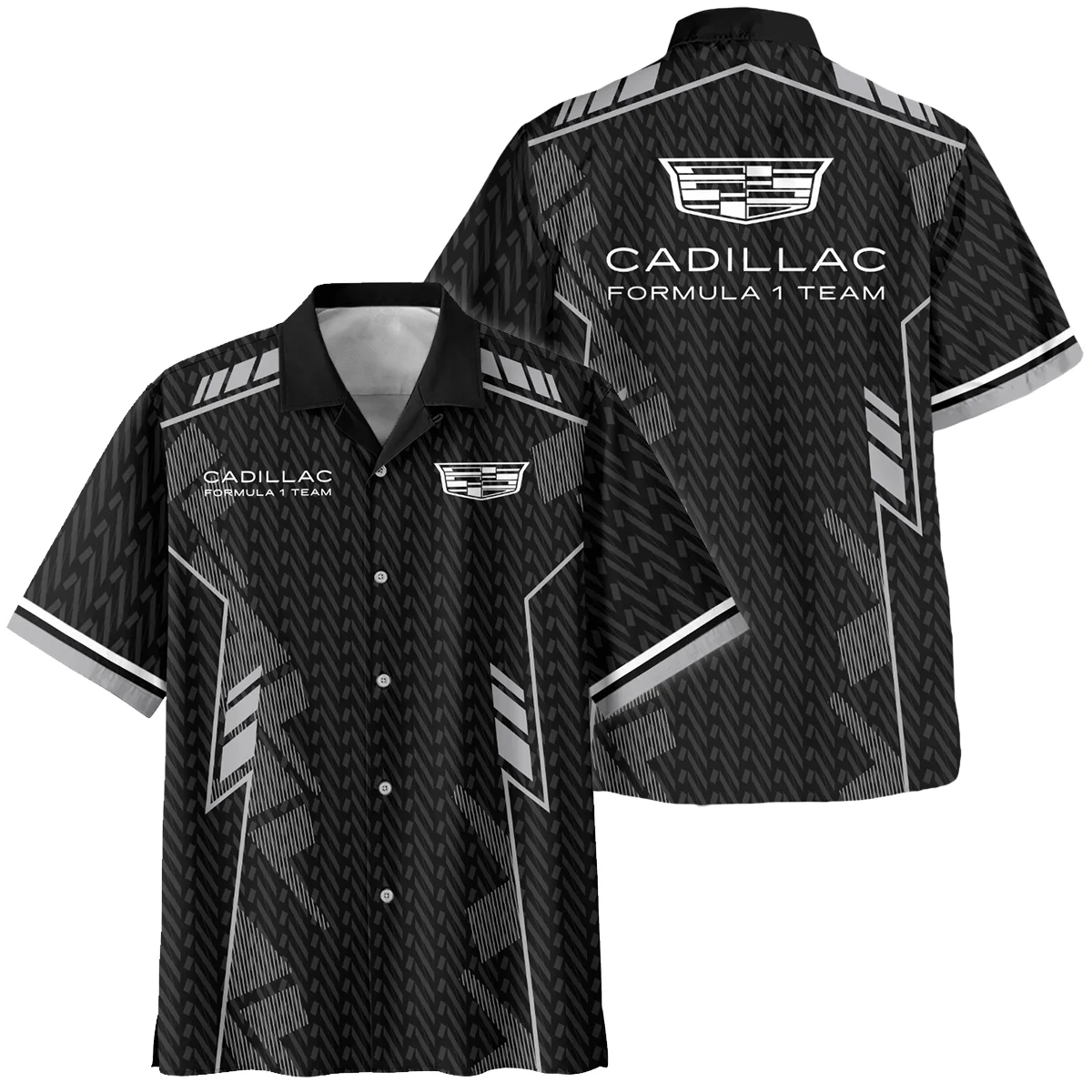 Cadillac F1 Teamwear Hawaiian Shirt BLVA5326A1CDLHW - Race Day Design