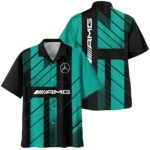 Mercedes F1 Teamwear Hawaiian Shirt BLVA5326A2MERHW - Motorsport Lifestyle Wear