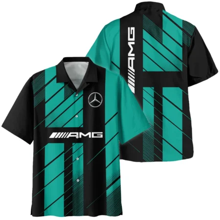 Mercedes F1 Teamwear Hawaiian Shirt BLVA5326A2MERHW