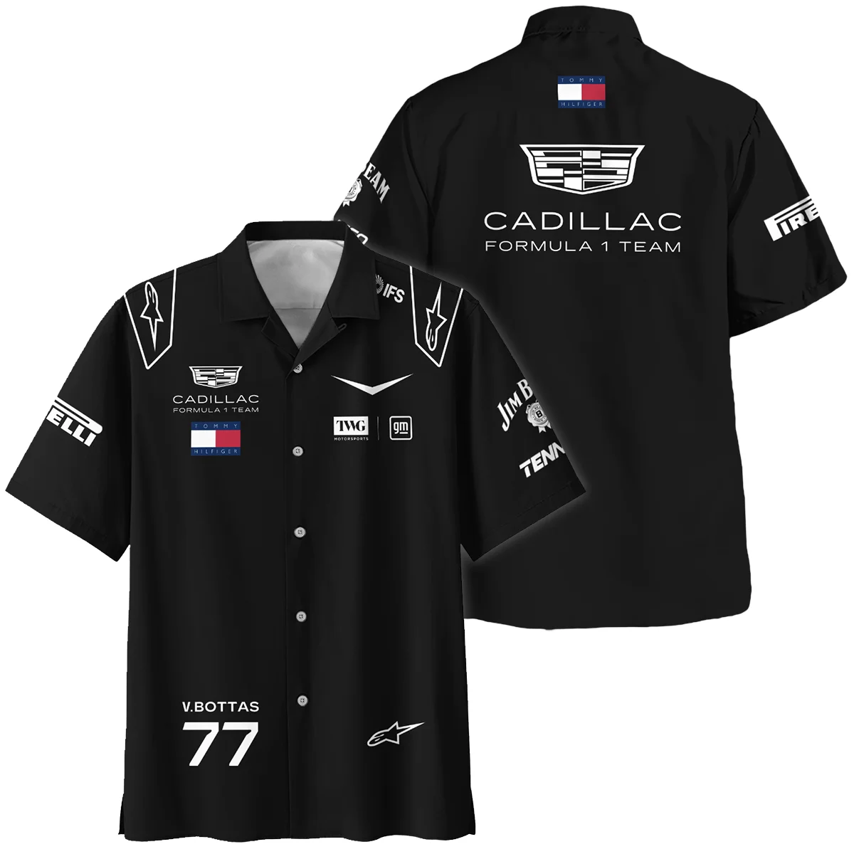 2026 Valtteri Bottas Cadillac F1 Team Apparel Hawaiian Shirt BLVA9326VB3HW