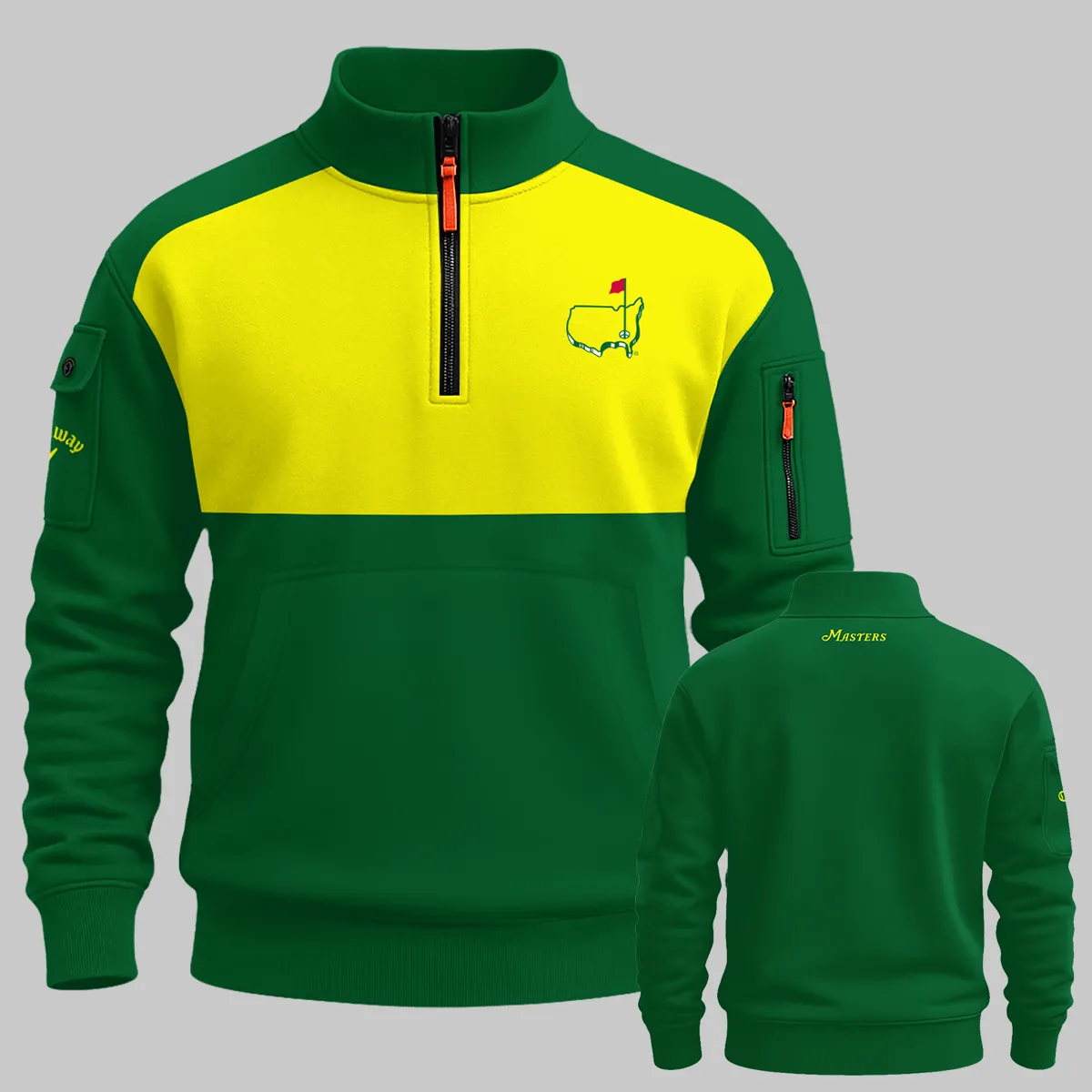 Callaway Masters Tournament Sweatshirt Zipper All Over Prints - Gift for Golf Fans QTMT250326A1CLWGR-SHZ - Image 3