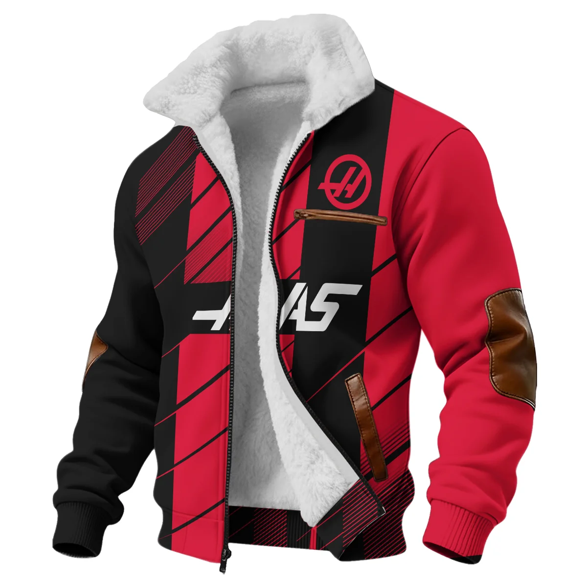 Haas F1 Teamwear Fleece Jacket BLVA5326A2HAASFJ - Image 2