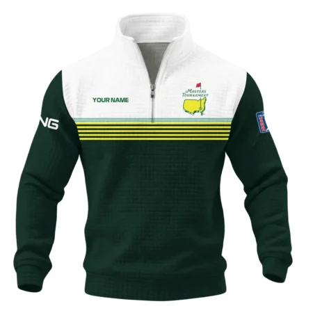 Ping Masters Tournament Quarter Zip Quilted Waffle All Over Prints QTMT030225A1PI-QZW