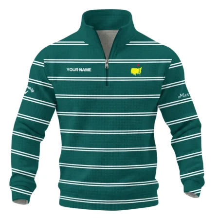 Callaway Masters Tournament Quarter Zip Quilted Waffle All Over Prints QTMT030225A2CLW-QZW