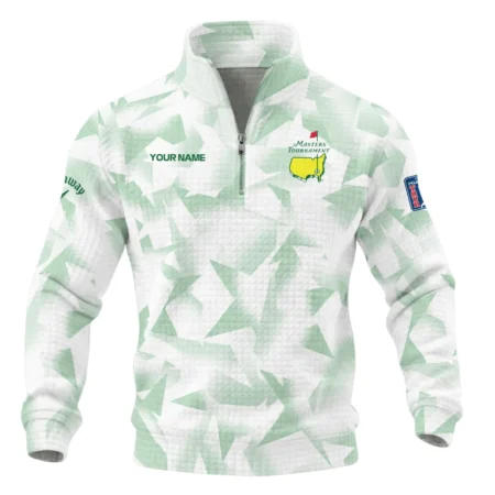 Callaway Masters Tournament Quarter Zip Quilted Waffle All Over Prints QTMT030225A3CLW-QZW