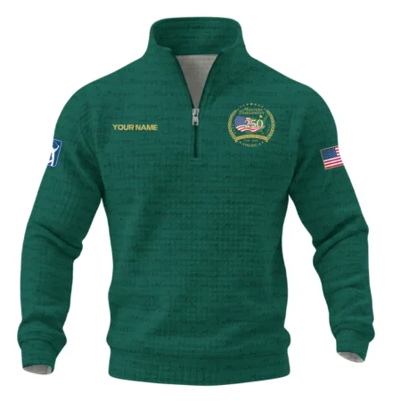 Masters Tournament America 250 Anniversary Quarter Zip Quilted Waffle QTMT040325A1NBB-QZW
