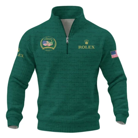Rolex Masters Tournament America 250 Anniversary Quarter Zip Quilted Waffle QTMT040325A1ROX-QZW