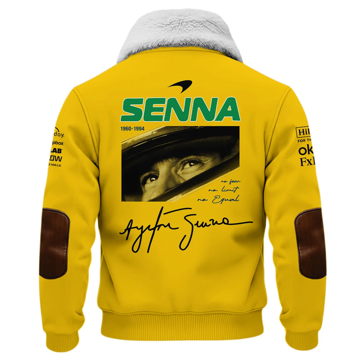 Ayrton Senna McLaren Formula One Fleece Jacket BLF1190525A2FJ - Image 3