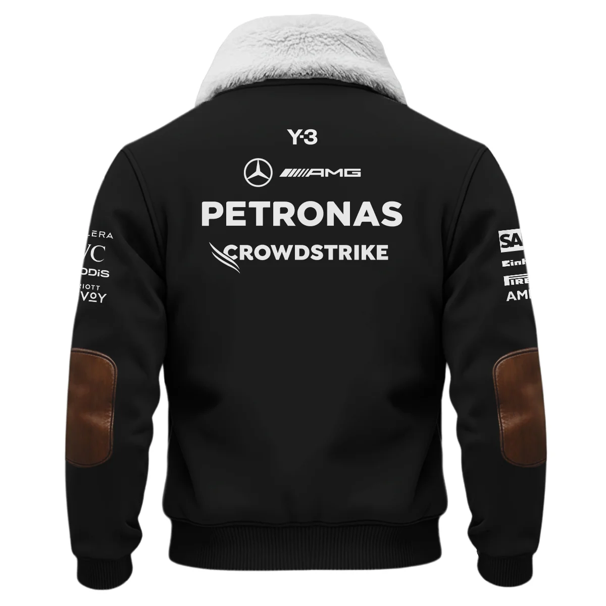 2026 Japan GP Y-3 x Mercedes F1 - Fleece Jacket BLMER18326A1FJ - Image 3