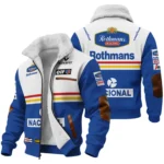 1994 Ayrton Senna Rothmans Williams Renault F1 Fleece Jacket BL3725A6FJ