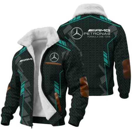 Mercedes F1 Teamwear Fleece Jacket BLVA5326A1MERFJ