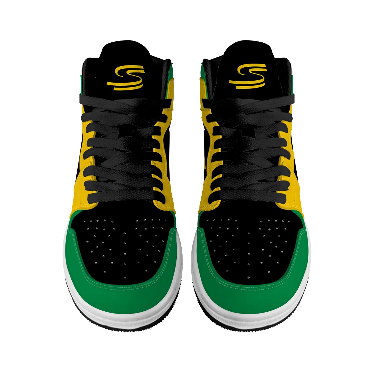 Senna 12 Custom Shoes Logo Air Jordan 1 High BLSN19725A1 - Style 1 - Image 2