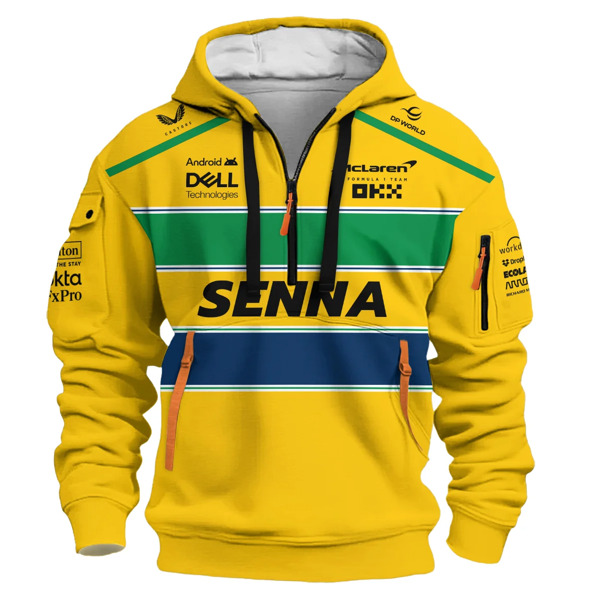 AS12 Inspired By Legend Hoodie Half Zipper BLF1190525A2HDF - Image 2