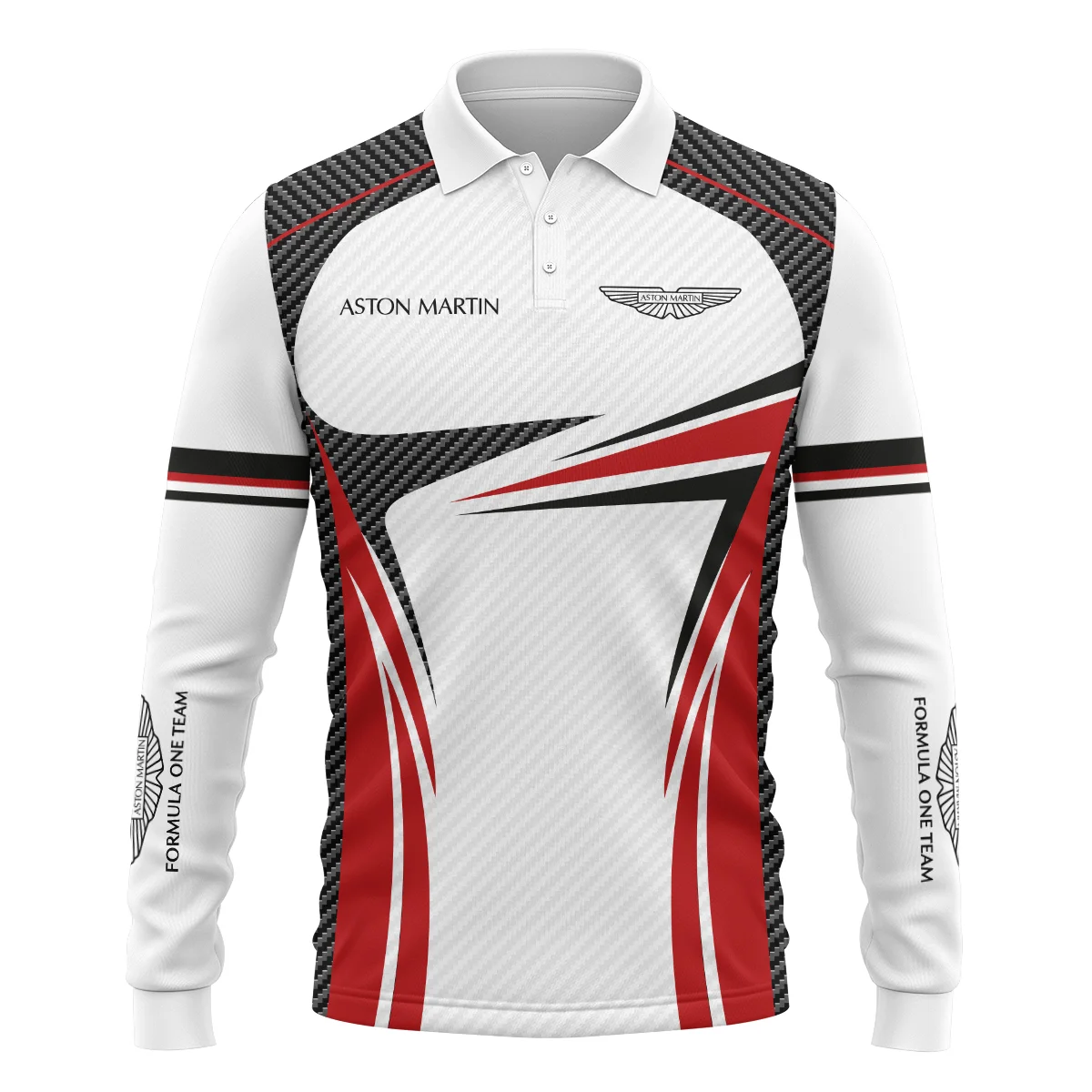 Aston Martin F1 Team For Fans - Long Polo Shirt BLVAF1031225A1AMLPL - Image 2