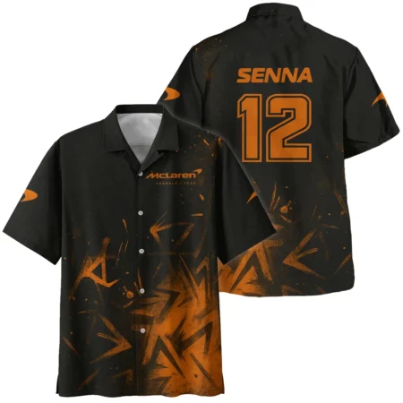Ayrton Senna The Racing Legend McLaren F1 Hawaiian Shirt BLF16625A3HW - Trackside Outfit
