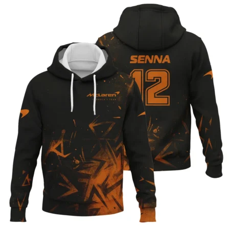 Ayrton Senna The Racing Legend McLaren F1 Hoodie BLF16625A3HD - Race Day Design